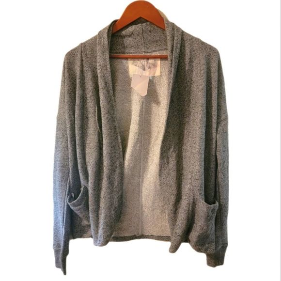 NEW Urban Outfitters•Kimchi Blue Open Waterfall Cotton Cardigan Sweater - Picture 1 of 10